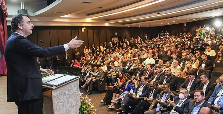 Na Paraíba, presidente em exercício, Rodrigo Pacheco, destaca força do municipalismo nas leis federais