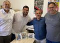 Vereador Marcílio do HBE e o presidente da FPDE, Diego do HBE, visitam secretário de Esportes e tratam dos Jogos Escolares da Primavera
