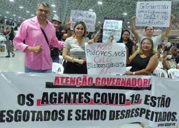 Pré-candidato vai até o Orçamento Democrático e reivindica direitos dos profissionais da linha de frente da Covid-19