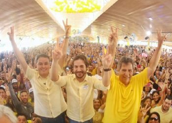 CONVENÇÃO EM CAMPINA GRANDE: PSDB e UB lançam candidaturas de Pedro Cunha Lima e Efraim Filho