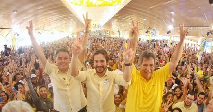 CONVENÇÃO EM CAMPINA GRANDE: PSDB e UB lançam candidaturas de Pedro Cunha Lima e Efraim Filho