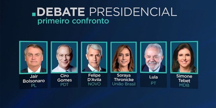 Band realiza neste domingo o primeiro debate com candidatos à presidência