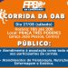 Faculdade oferta mutirão de serviços de saúde na 5 ª corrida da Advocacia, no Centro de João Pessoa