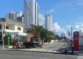 Atendendo pedido do vereador Marcílio do HBE, Seinfra faz correção em desnível do cruzamento das avenidas Acre e Piauí
