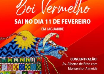 FOLIA DE RUA: bloco Boi Vermelho completa 20 anos e desfila neste sábado pelas ruas de Jaguaribe