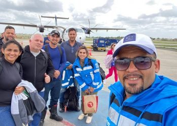 Após participação em Força Tarefa na aldeia Yanomami, enfermeiros paraibanos chegam ao Aeroporto Castro Pinto