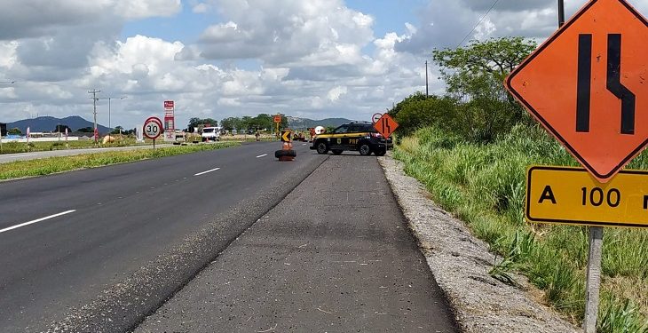 Trecho da BR 230 é interditado e passagem pelo distrito de Cajá está sendo feita em mão dupla