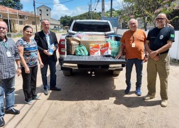 ASTRA-13 faz doação de produtos de limpeza e higiene pessoal aos idosos da AMEM