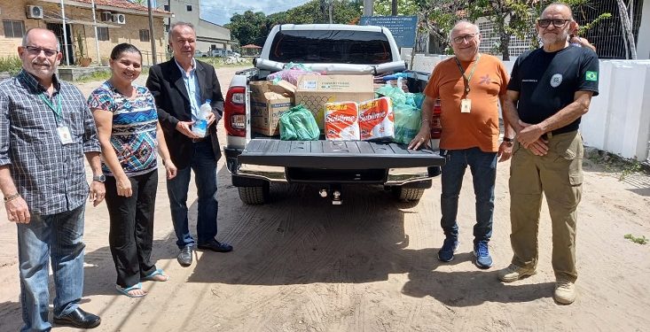 ASTRA-13 faz doação de produtos de limpeza e higiene pessoal aos idosos da AMEM