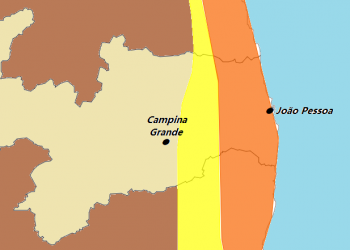 Dois alertas severos de chuva são emitidos pelo INMET na manhã deste domingo