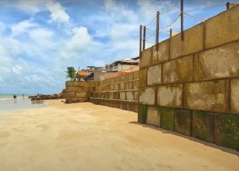 MPF e MPPB recomendam derrubada de muro em obra de edifício na beira-mar do Bessa em João Pessoa