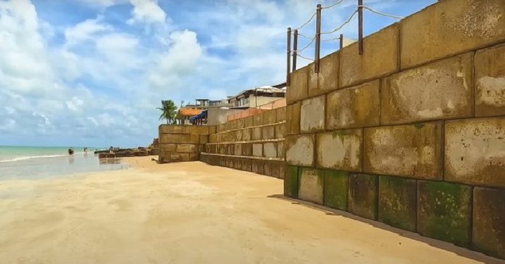 MPF e MPPB recomendam derrubada de muro em obra de edifício na beira-mar do Bessa em João Pessoa