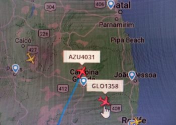 Quatro voos não conseguem pousar no aeroporto de Campina Grande e tiveram de ser desviados para João Pessoa e Recife