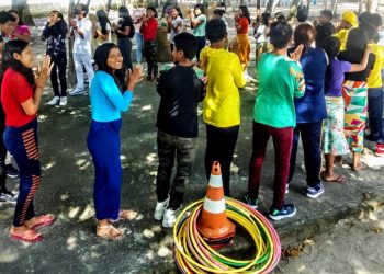 Projeto social da Astra-13 beneficia alunos de escola municipal com atividades recreativas