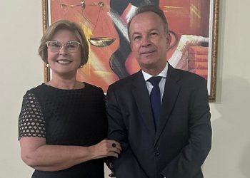 Presidente da Astra-13 faz visita de cortesia à Desembargadora Fátima Bezerra Maranhão, presidente do TRE-PB