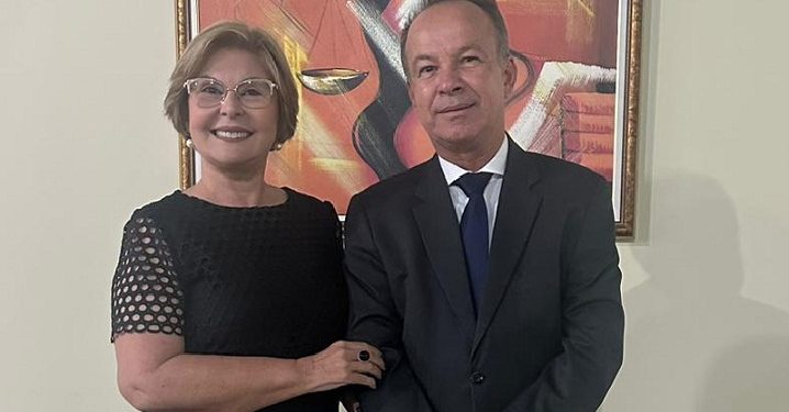 Presidente da Astra-13 faz visita de cortesia à Desembargadora Fátima Bezerra Maranhão, presidente do TRE-PB