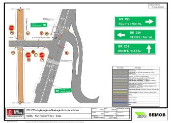 Obras do viaduto de Água Fria interditam faixa da BR 230 no sentido Cabedelo – Bayeux