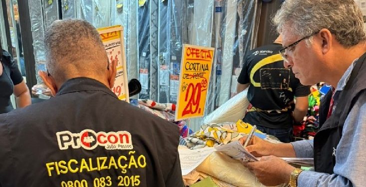 Operação Black Friday autua 12 lojas de João Pessoa por descumprimento à legislação