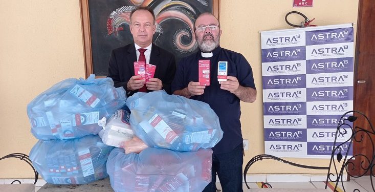 Em menos de um mês, Astra-13 faz nova doação de medicamentos ao Hospital Padre Zé