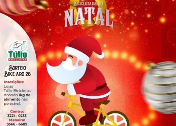 Bicicletada do Natal acontece nesta quinta-feira, às 19h, no Busto de Tamandaré