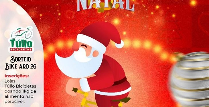 Bicicletada do Natal acontece nesta quinta-feira, às 19h, no Busto de Tamandaré