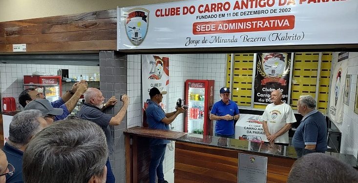 Clube do Carro Antigo da Paraíba inaugura Galeria e eterniza os presidentes da entidade