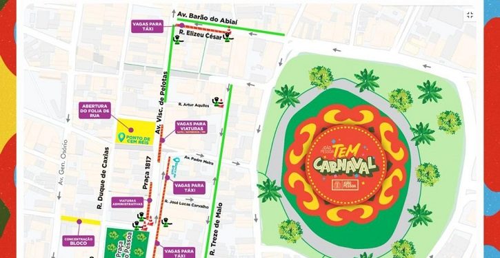 Definida operação de trânsito e transporte para abertura do Folia de Rua no Centro de João Pessoa