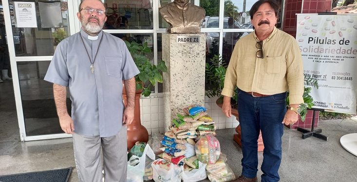 Sindicato dos Contabilistas da PB exerce seu papel social e doa alimentos ao Hospital Padre Zé