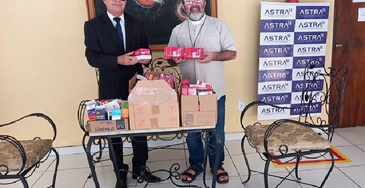 ASTRA-13 inicia semana doando medicamentos e material de limpeza ao Hospital Padre Zé