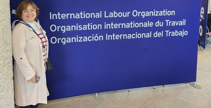 Milca Rêgo representa Federação Nacional dos Enfermeiros na Conferência Internacional do Trabalho em Genebra, na Suíça