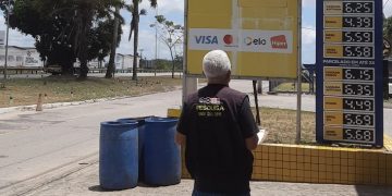 Procon de João Pessoa registra preço do litro da gasolina oscilando entre R$ 5,88 e R$ 6,40 na Capital