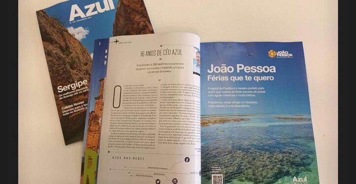 João Pessoa passa a integrar o ranking dos destinos mais vendidos na promoção da Azul Viagens