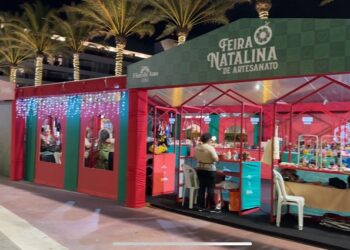 Feira Natalina de Artesanato é atração no Busto de Tamandaré em João Pessoa