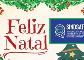 SINDSAT-PB divulga mensagem de Boas Festas aos seus filiados e anuncia recesso de final de ano