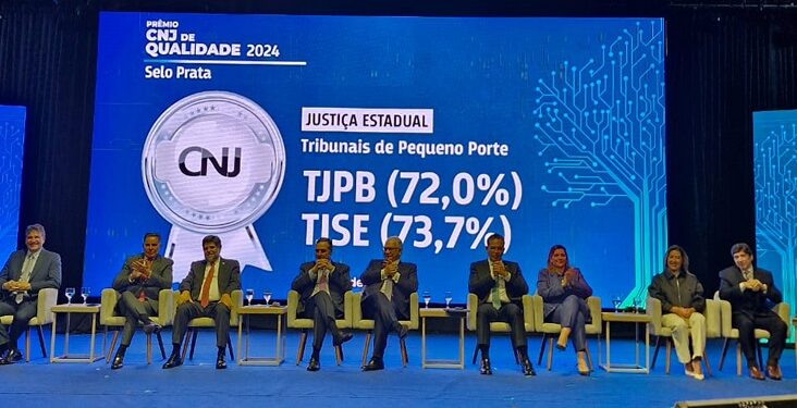 Tribunal de Justiça da Paraíba ganha Selo Prata no Prêmio CNJ de Qualidade 2024