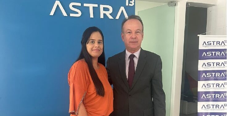 ASTRA-13 recebe a visita da filha de um ex-governador da Paraíba