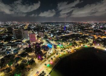 Acionamento da iluminação natalina de João Pessoa será feito nesta sexta-feira, dia 31